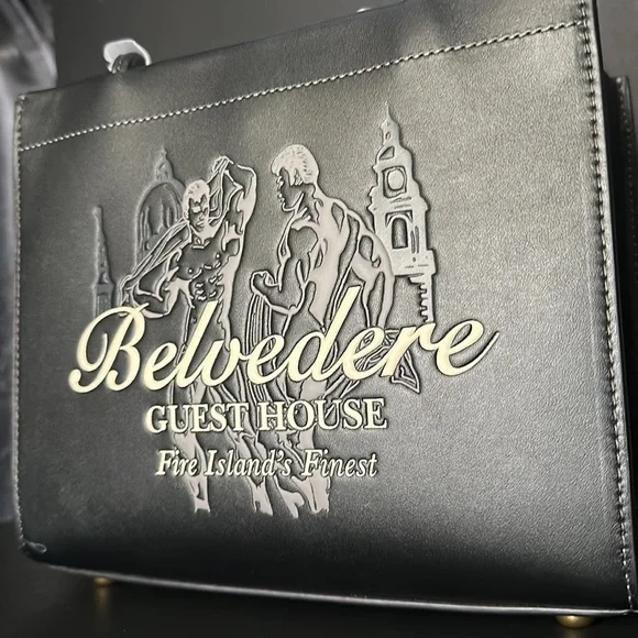 NWT Coach Belvedere Cashin Carry 22 Fire Island Graphic Leather Purse Handbag - Picture 11 of 15